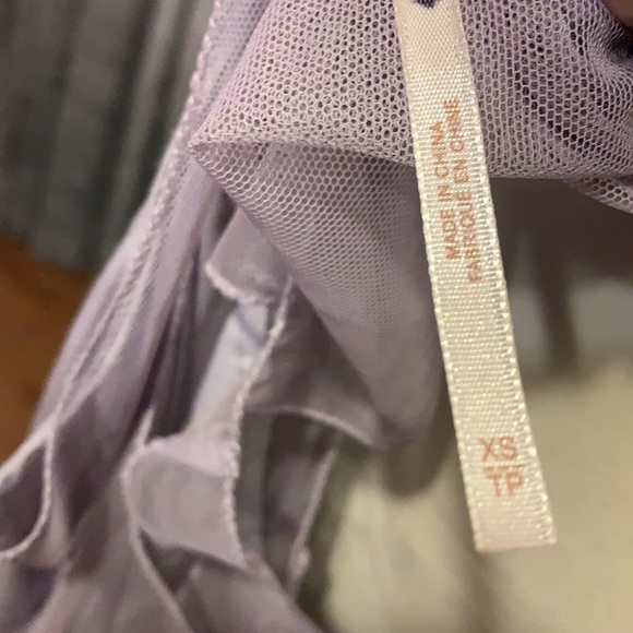 Free people purple asymmetrical tank size XS - Picture 8 of 8